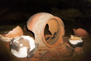 ceremonial pottery of ATM Caves