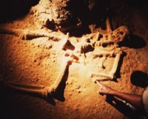 ancient maya skeleton